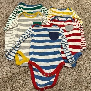 Set of 5 baby boden onesies